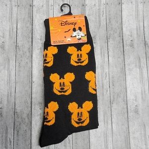 Mickey Mouse Pumpkin Socks